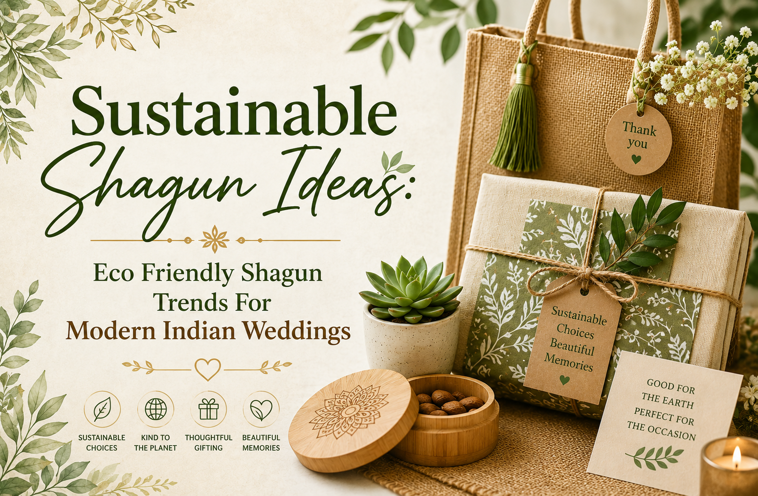 Sustainable Shagun Ideas: Eco Friendly Shagun Trends For Modern Indian Weddings