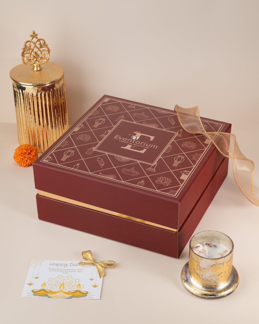 Festive flame box